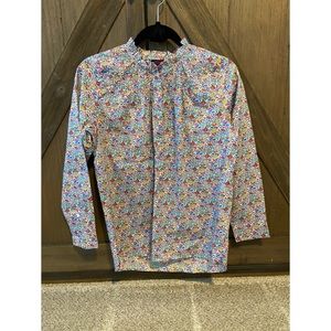 J Crew floral blouse